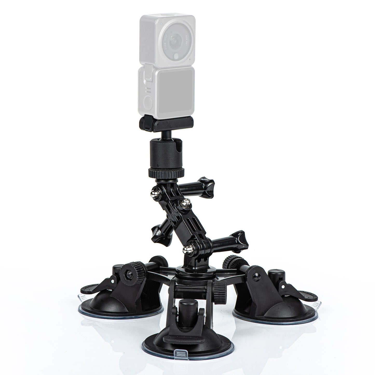 Uniqkart 1110789 for GoPro 10/9 / Insta360 One X2/X Three Sucker Design Camera Phone Car Holder Suction Cup Mount Bracket