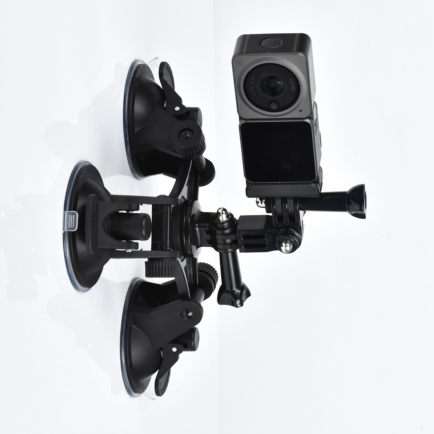 Uniqkart 1110789 for GoPro 10/9 / Insta360 One X2/X Three Sucker Design Camera Phone Car Holder Suction Cup Mount Bracket