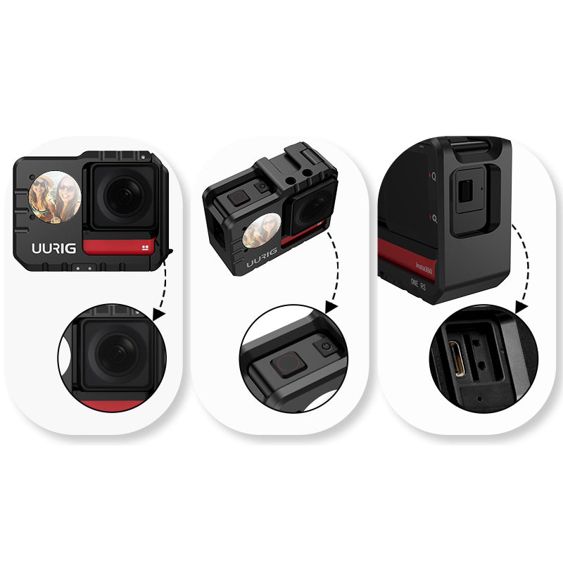 Uniqkart 360 CC-ONE RS Camera Protective Cage Hard Aluminum Alloy Expansion Camera Frame Kit