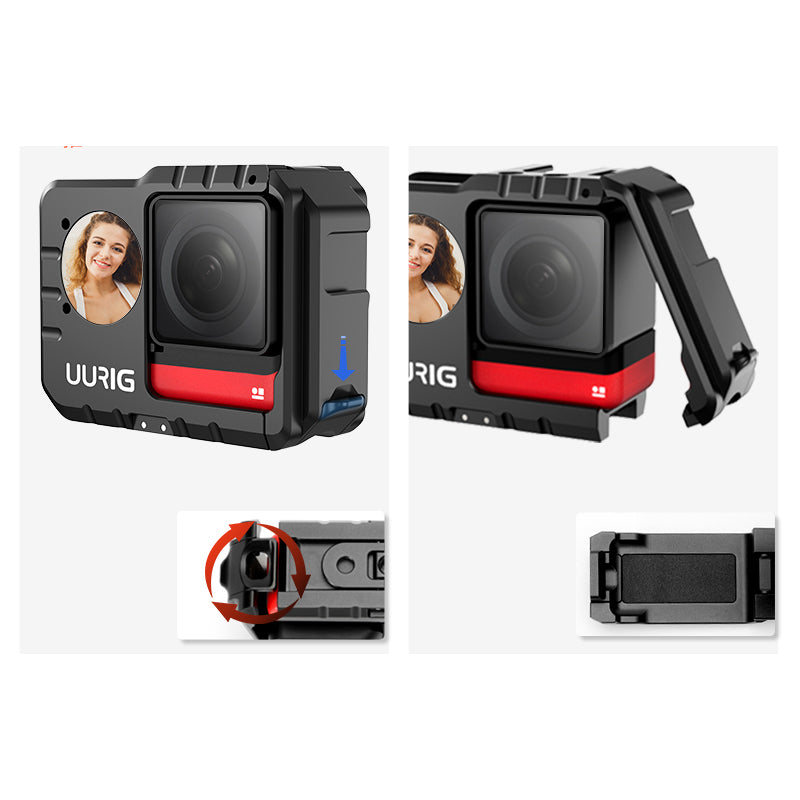 Uniqkart 360 CC-ONE RS Camera Protective Cage Hard Aluminum Alloy Expansion Camera Frame Kit