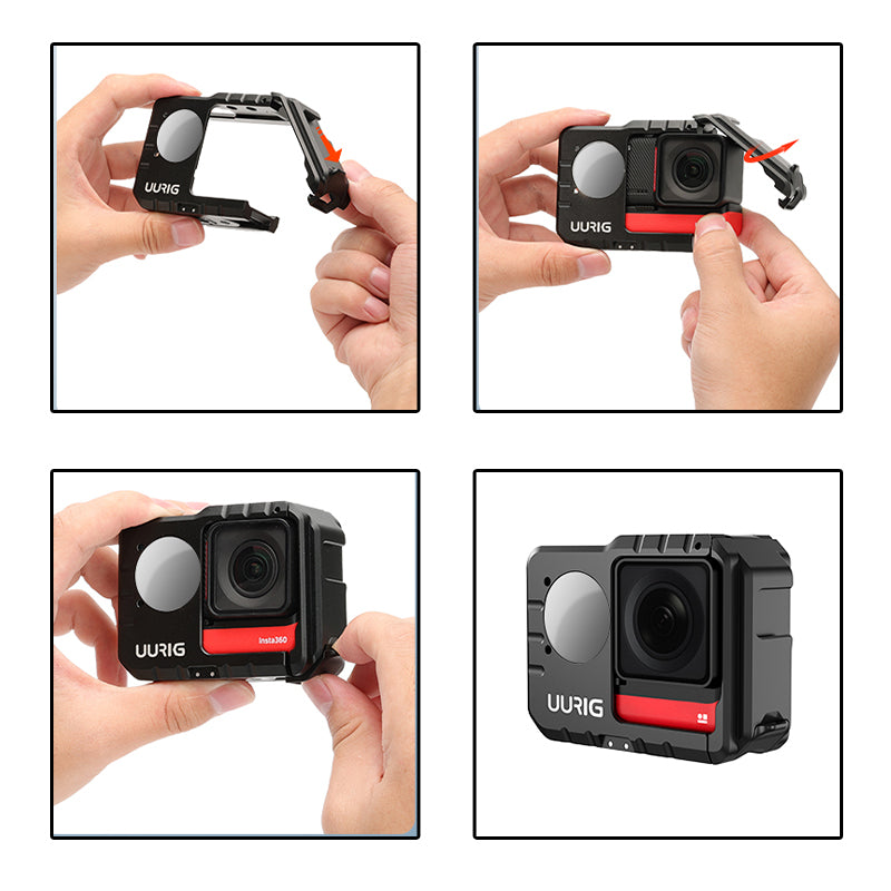 Uniqkart 360 CC-ONE RS Camera Protective Cage Hard Aluminum Alloy Expansion Camera Frame Kit