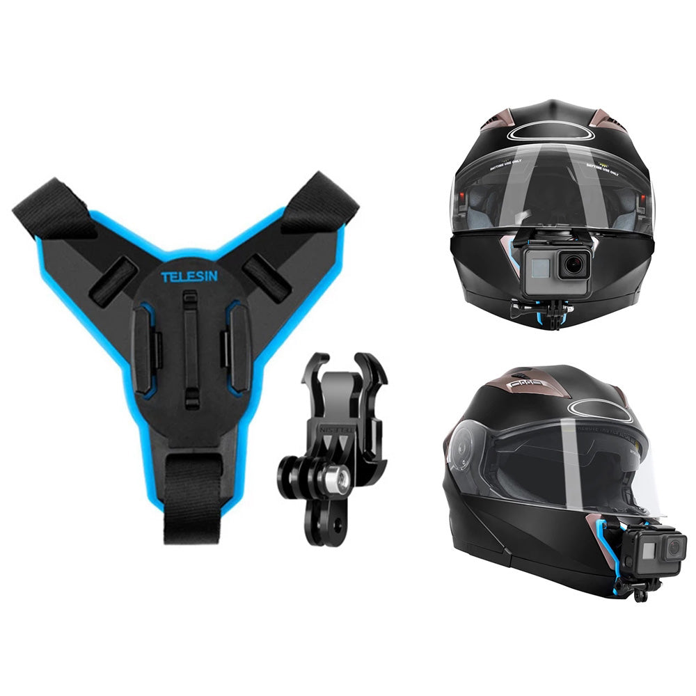 Uniqkart GP-HBM-MT7 For GoPro/DJI Osmo Action Motorcycle Helmet Chin M