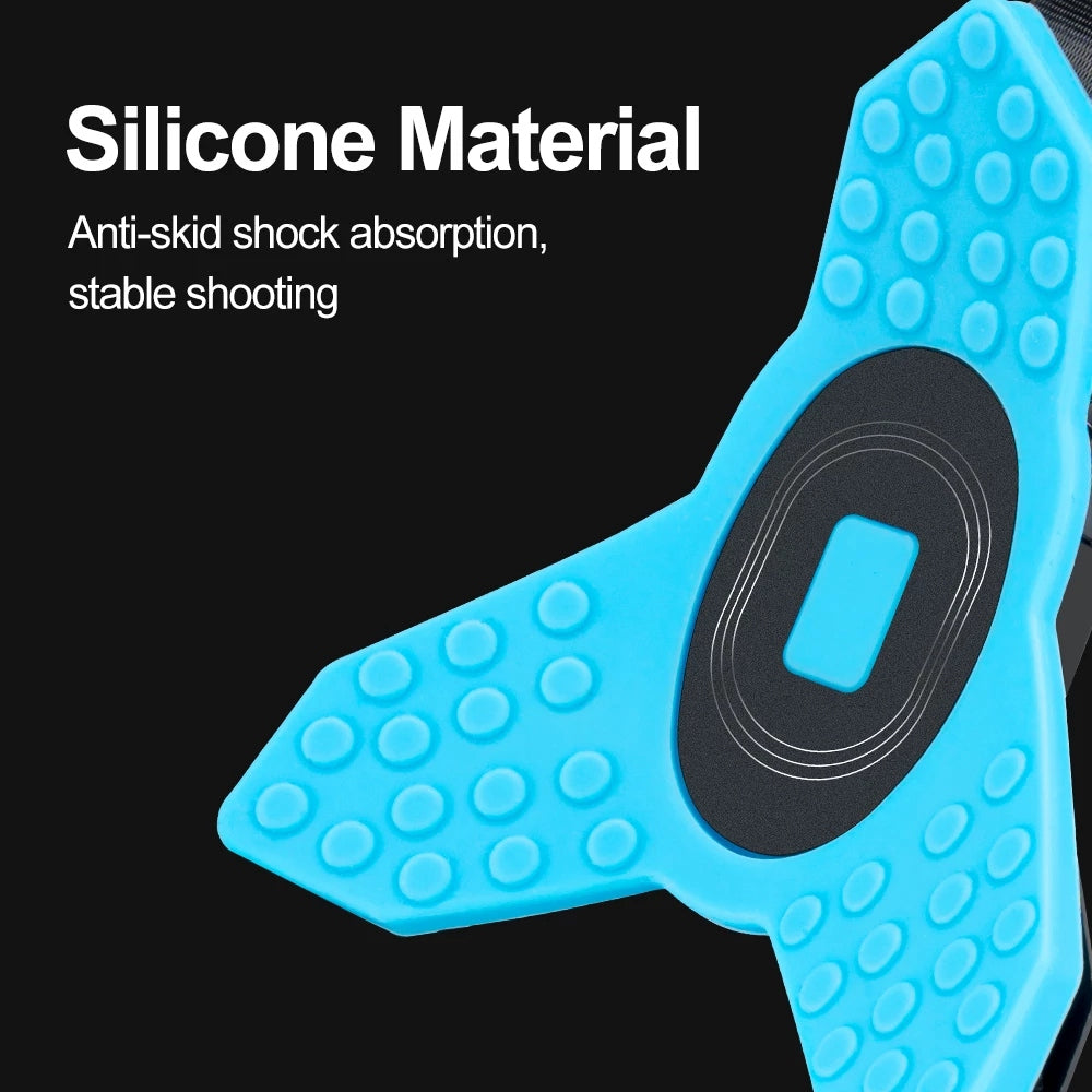 Uniqkart GP-HBM-MT7 For GoPro/DJI Osmo Action Motorcycle Helmet Chin Mount Holder Sport Camera Fixing Bracket