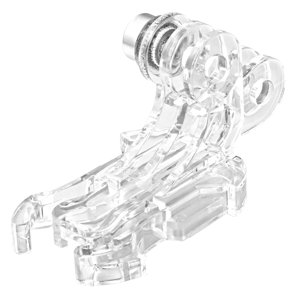 Uniqkart GP-MTB-T02-BK For GoPro/DJI Osmo Action Backpack Shoulder Strap Sport Camera Bracket Mount Stand - Transparent