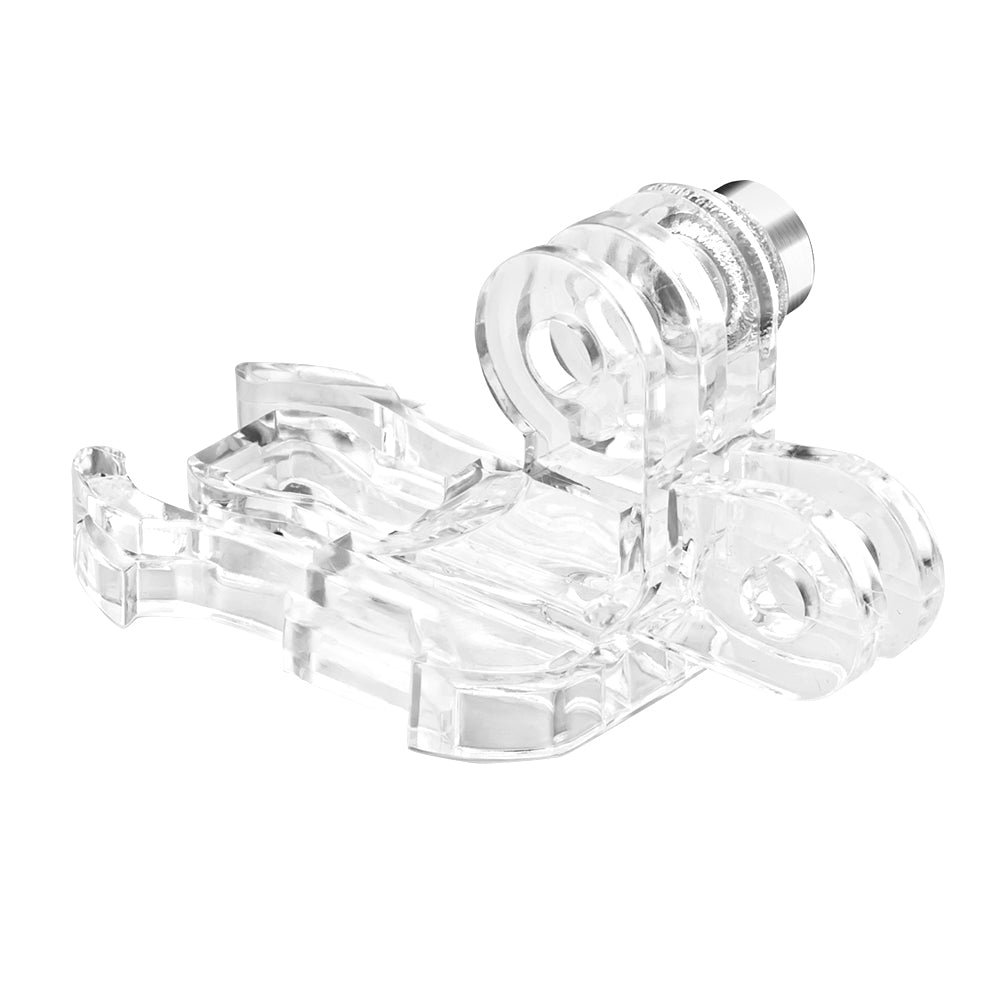 Uniqkart GP-MTB-T02-BK For GoPro/DJI Osmo Action Backpack Shoulder Strap Sport Camera Bracket Mount Stand - Transparent