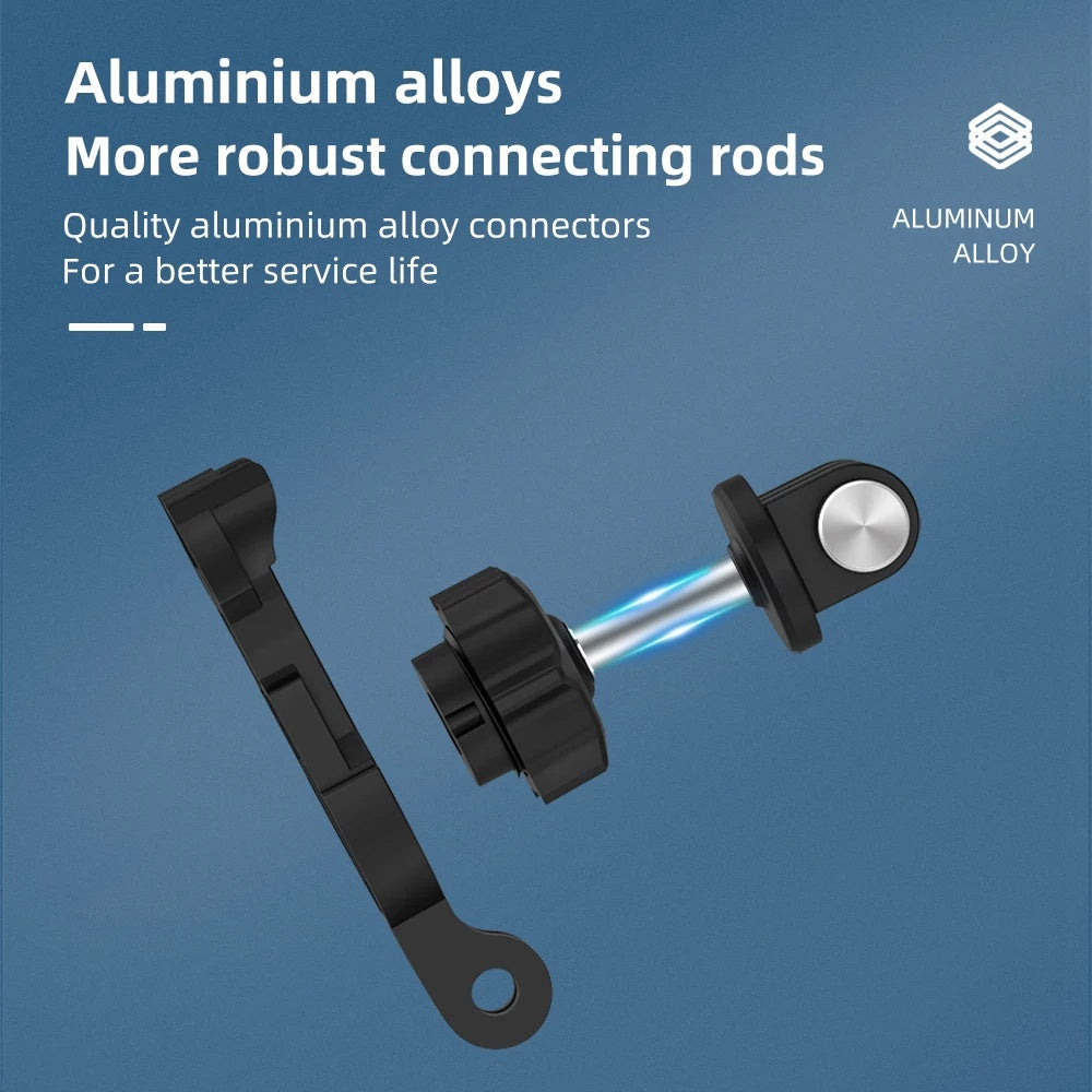 Uniqkart TE-ZJZ-001 For GoPro Hero/DJI Action 2 Backpack Shoulder Strap Action Camera Bracket Mount Stand