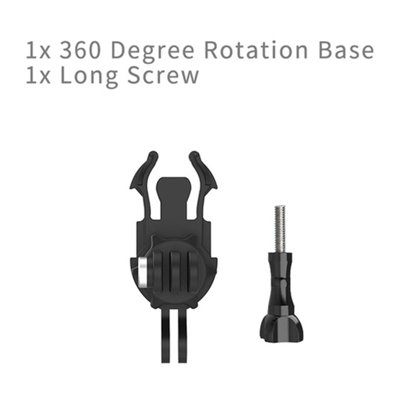 Uniqkart TE-ZJZ-001 For GoPro Hero/DJI Action 2 Backpack Shoulder Strap Action Camera Bracket Mount Stand