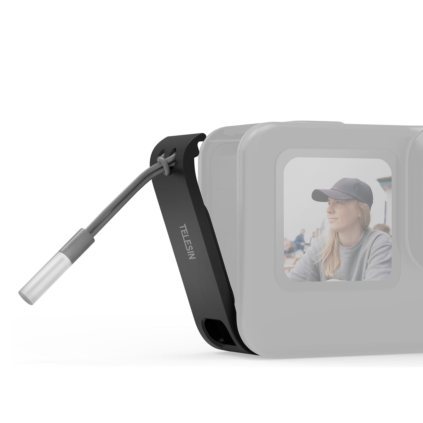 Uniqkart GP-CLC-901 For GoPro Hero 9 / 10 / 11 Action Camera Battery Cover Charging Side Lid