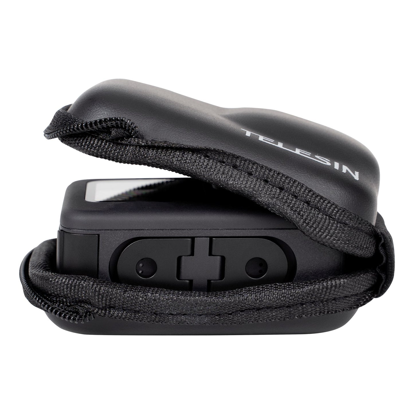 Uniqkart GP-CPB-901 Storage Bag for GoPro Hero 9 / 10 / 11 Shockproof EVA+PU Leather Carrying Case Portable Box Camera Accessories Travel Kit