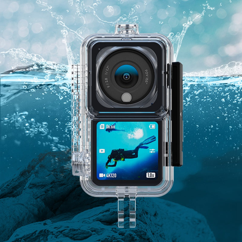 Uniqkart OA-WTP-002 For DJI Action 2 45m Diving Protective Case Sport Camera Waterproof Shell Housing