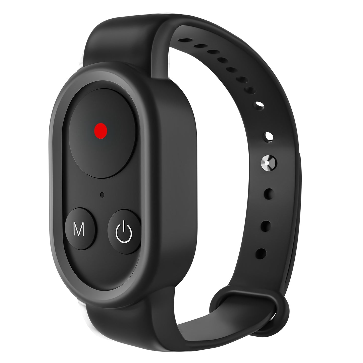 Uniqkart TE-RWB-001 For GoPro Hero 9 / 10 / 11 Vlog Bluetooth Remote Control Silicone Wrist Strap Adjustable Wristband