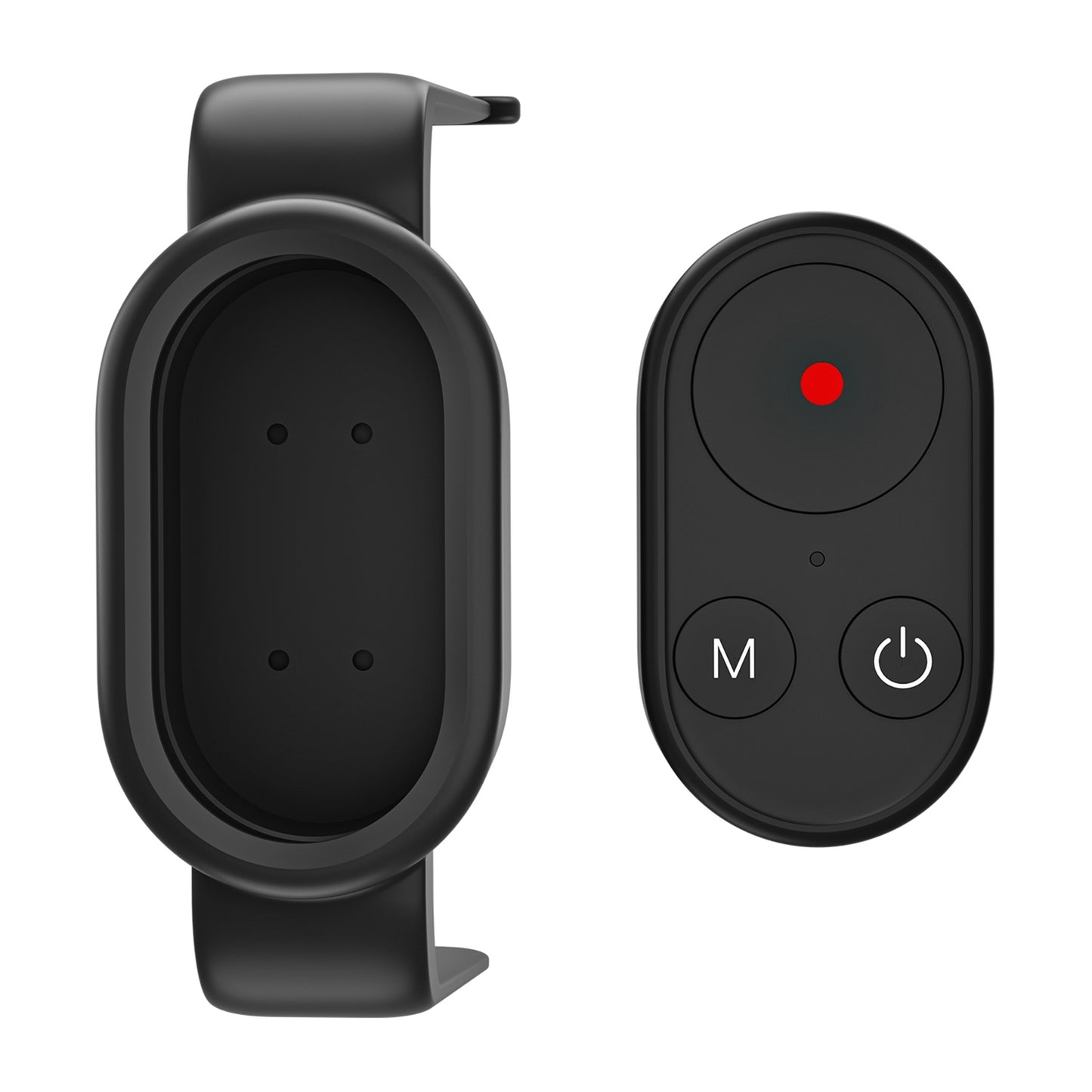 Uniqkart TE-RWB-001 For GoPro Hero 9 / 10 / 11 Vlog Bluetooth Remote Control Silicone Wrist Strap Adjustable Wristband