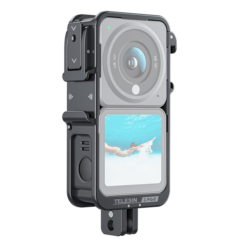 Uniqkart OA-FMS-002 For DJI Action 2 Aluminum Alloy Cage Camera Protective Frame Case