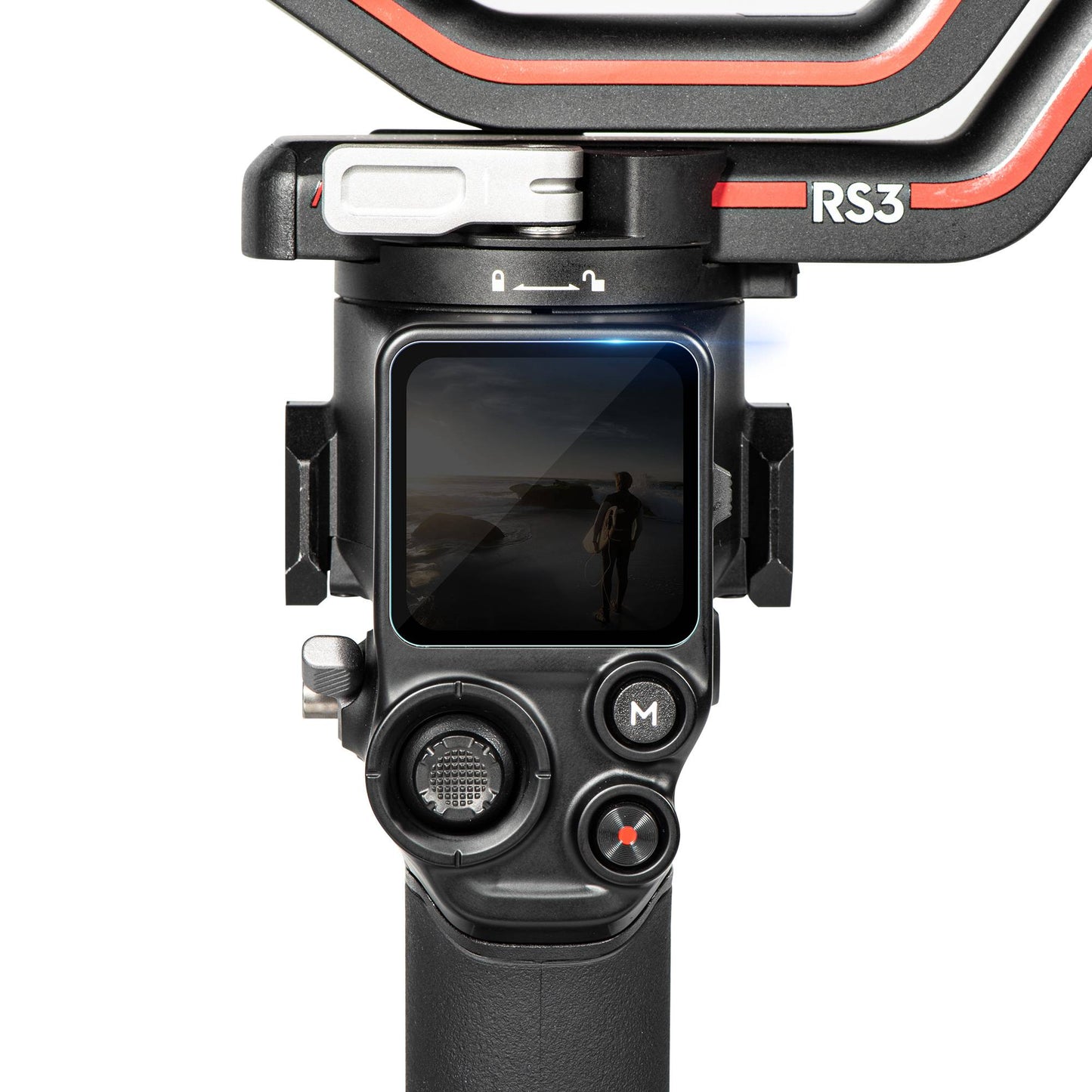 Uniqkart 1111020 2PCS Anti-explosion HD Tempered Glass Screen Protector Film for DJI RS 3 / DJI RS 3 Pro Stabilizer Accessories