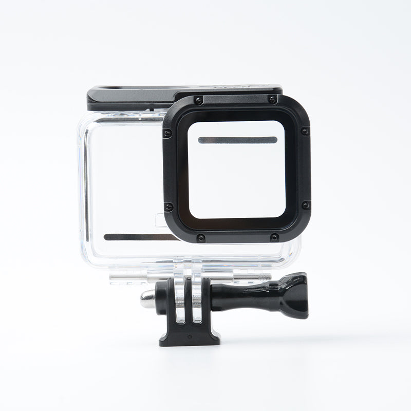 Uniqkart for Insta360 ONE RS Panoramic Action Camera 60m Underwater Protective Case Waterproof Housing Diving Shell