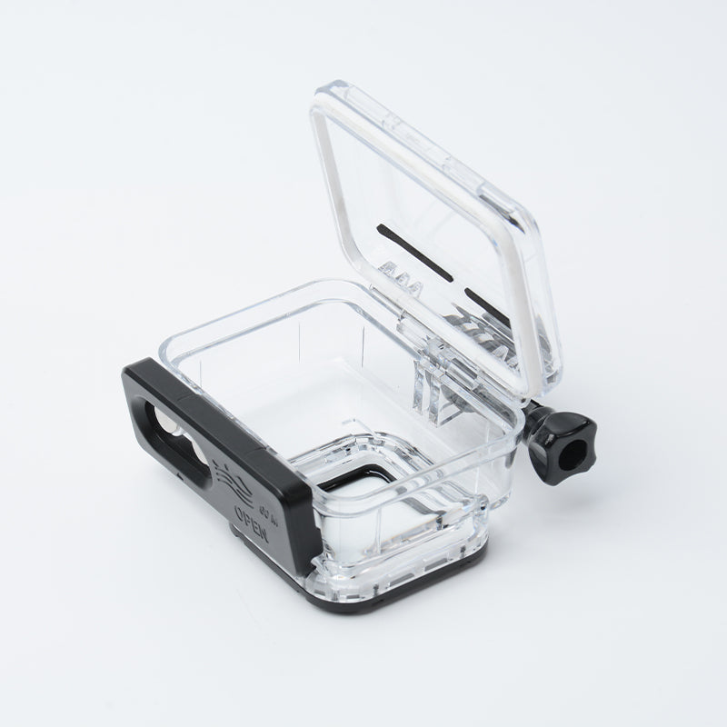 Uniqkart for Insta360 ONE RS Panoramic Action Camera 60m Underwater Protective Case Waterproof Housing Diving Shell