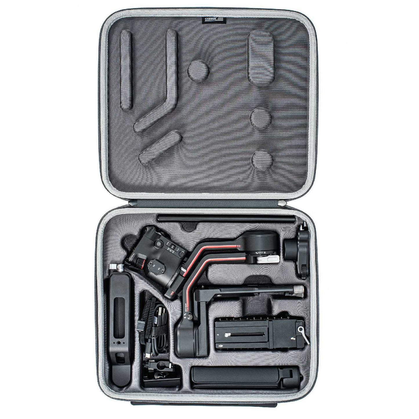 Uniqkart 1111100 for DJI Ronin RS 3 3-axis Gimbal Stabilizer Storage Carrying Case Shoulder Bag Travel Portable Protective Case