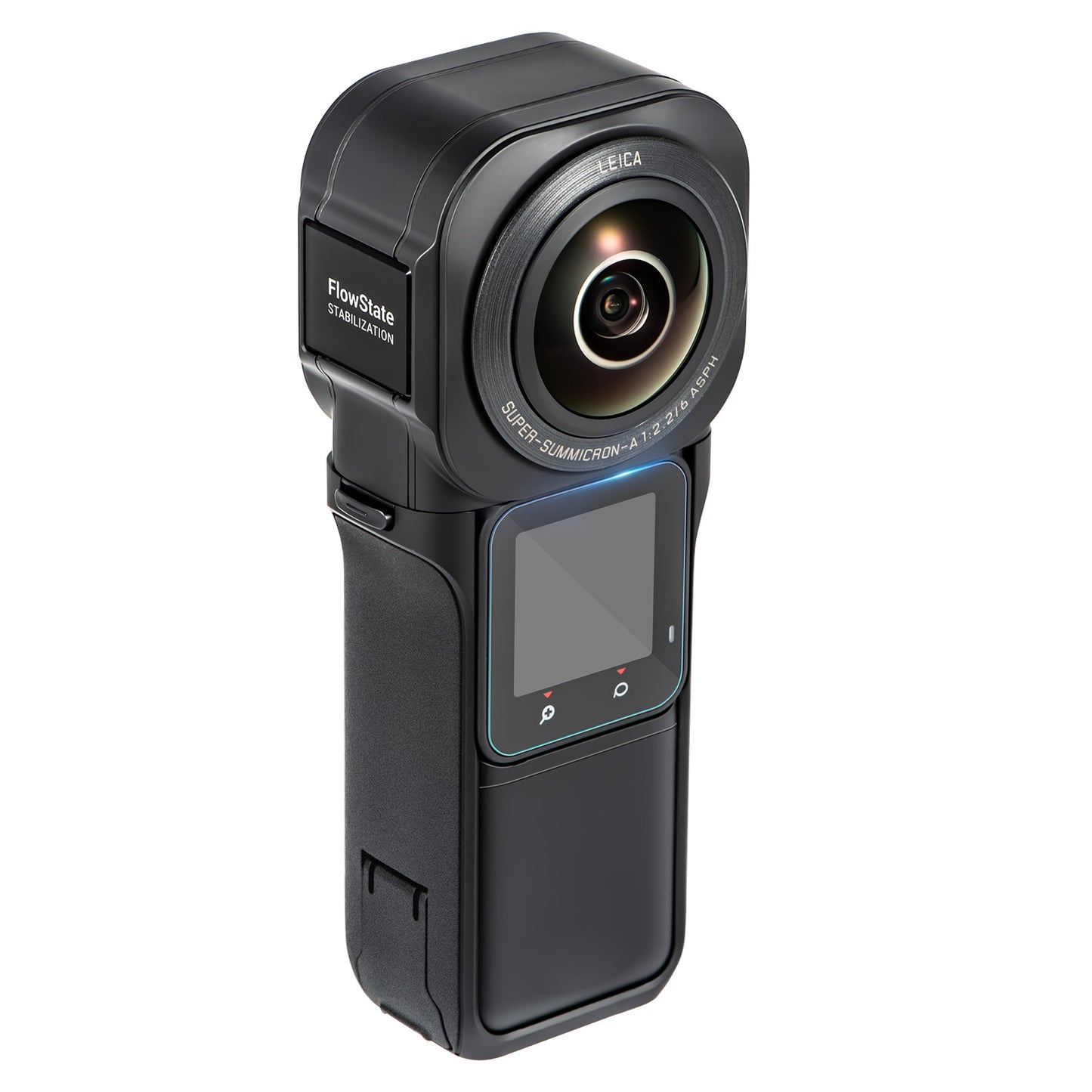 Uniqkart 1111065 for Insta360 ONE RS Panoramic Camera 2Pcs Tempered Glass Explosion-proof Screen Protector Cover Film