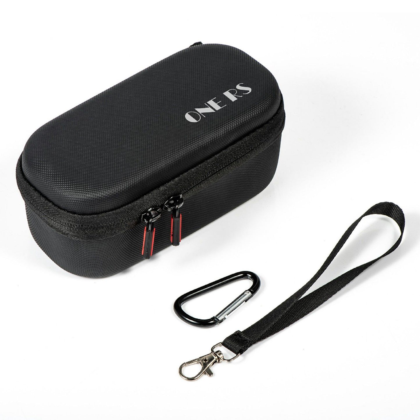 Uniqkart 1111062 for Insta360 ONE RS Camera Storage Case PU Hard Carrying Case with Hand Rope and Carabiner