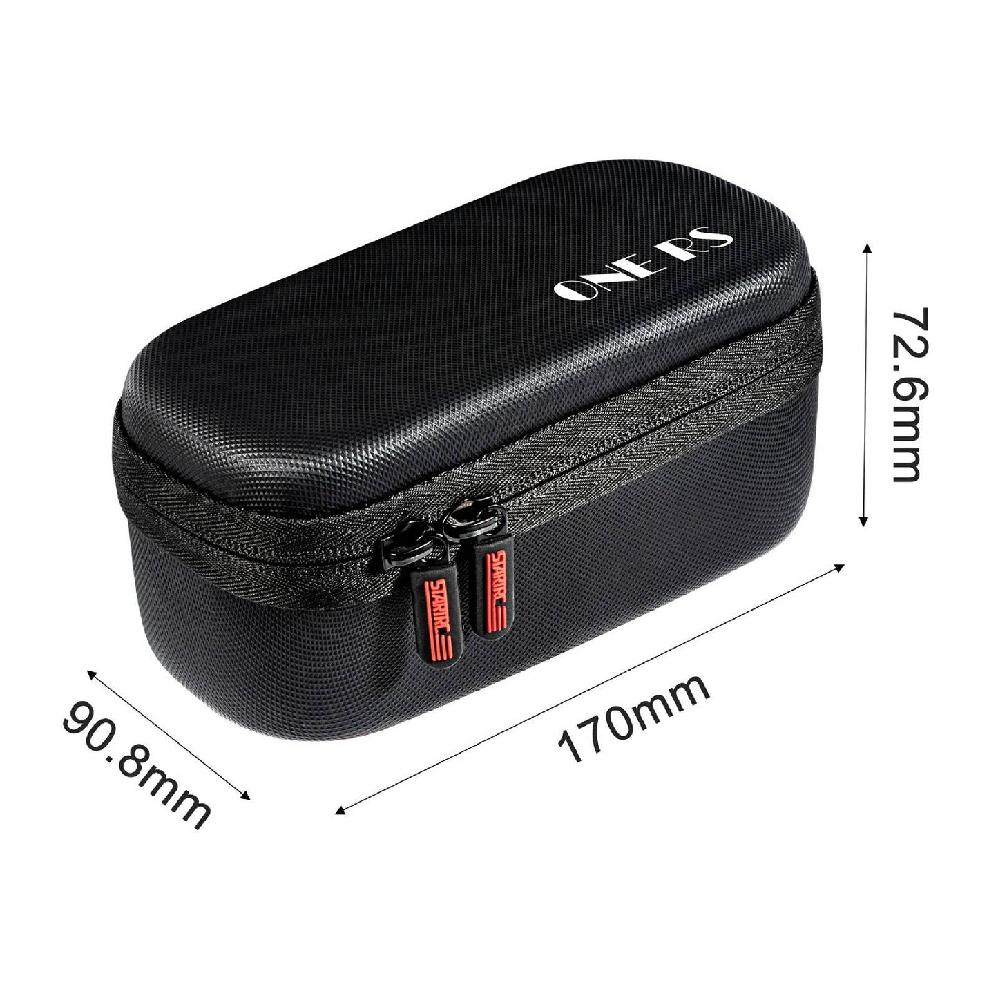 Uniqkart 1111062 for Insta360 ONE RS Camera Storage Case PU Hard Carrying Case with Hand Rope and Carabiner