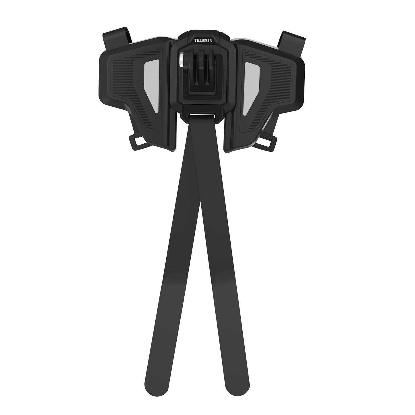 TELESIN GP-HBM-MT2-YH Motorcycle Helmet Chin Strap Shockproof Sports Camera Mount for Cycling Shooting Photography