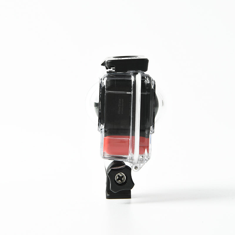 Uniqkart for Insta360 ONE RS Dual Lens Panoramic Camera Waterproof Transparent Housing Case Underwater Diving Shell