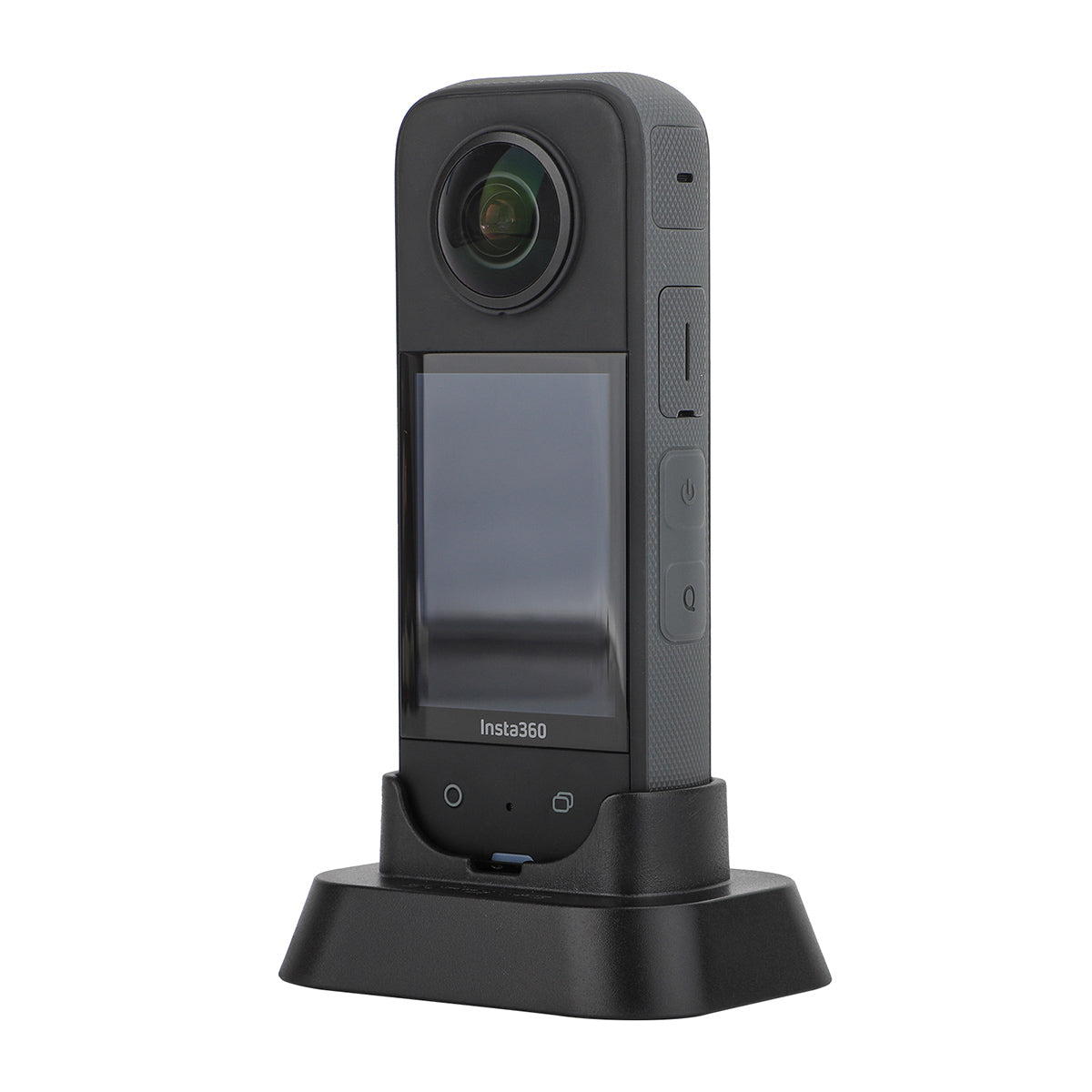 Uniqkart IST-DZ493 Desktop Stand Base for Insta360 X3 Camera, Anti-slip Panoramic Camera Accessories Bottom Base with 1 / 4 Inch Screw Adapter