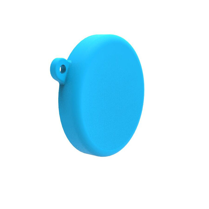 Uniqkart for DJI Osmo Action3 Silicone Case Camera Anti-drop Protective Sleeve with Lens Cover - Blue