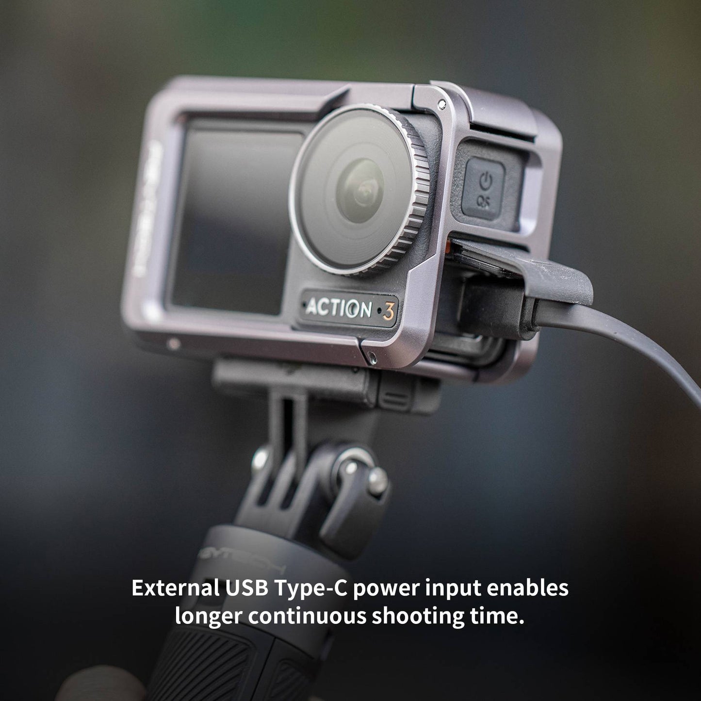 P-32C-020 Camera Cage for DJI OSMO Action 3 Aluminum Alloy Protective Case