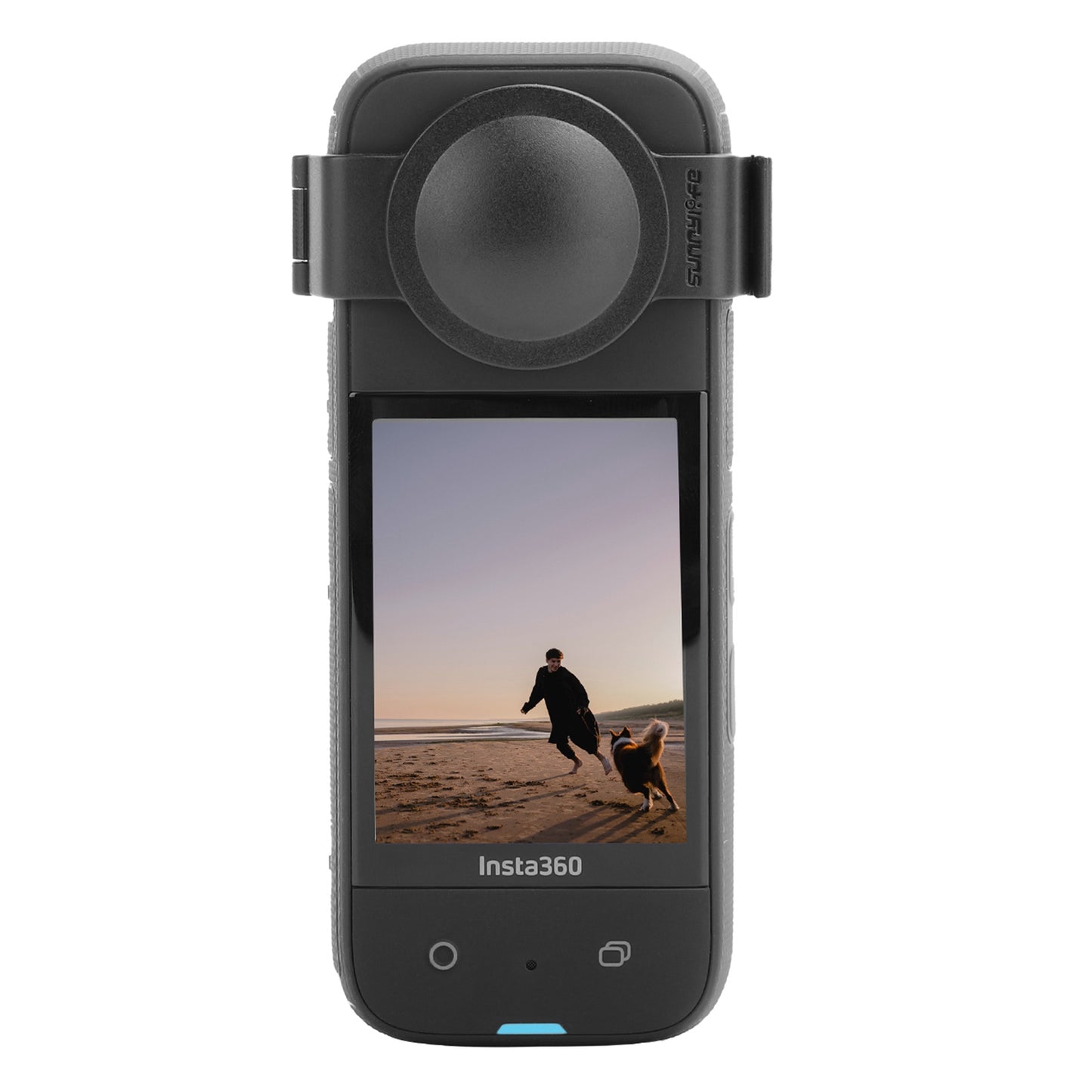 Uniqkart IST-G517 Lens Protector for Insta360 X3 Lens Guard Anti-Scratch Camera Lens Cover with Buckle Lock