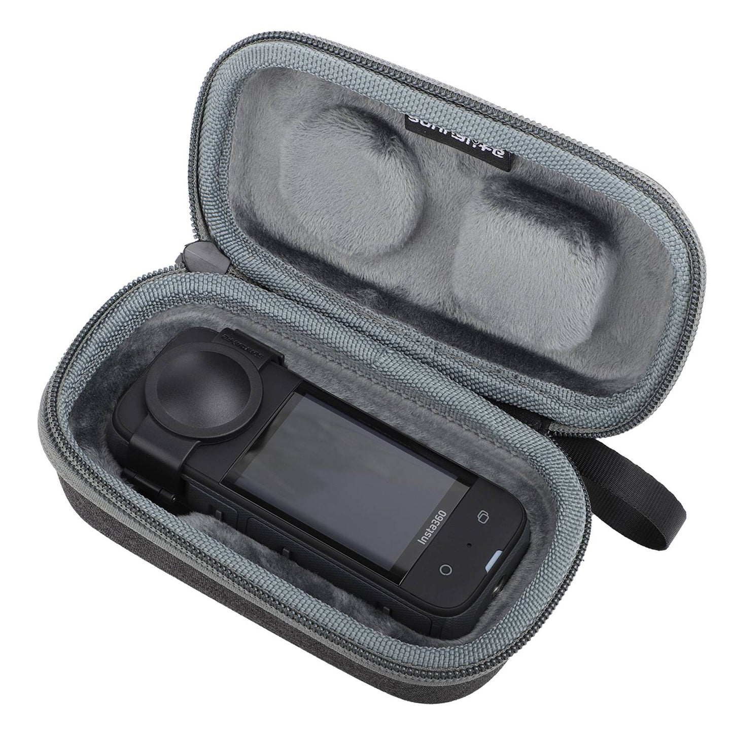 Uniqkart IST-G517 Lens Protector for Insta360 X3 Lens Guard Anti-Scratch Camera Lens Cover with Buckle Lock