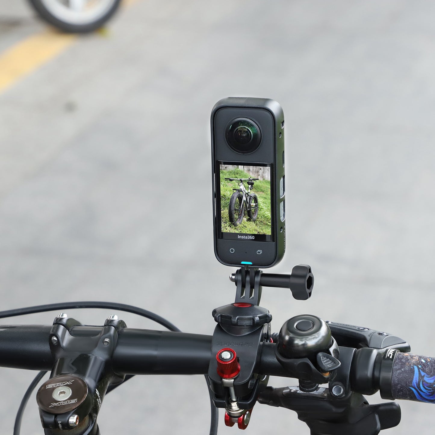 Uniqkart IST-BK518 Adapter Frame + Lens Cap for Insta360 X3 Camera Accessories Multifunction Housing Case Protective Shell with 1 / 4 Adapter Mount