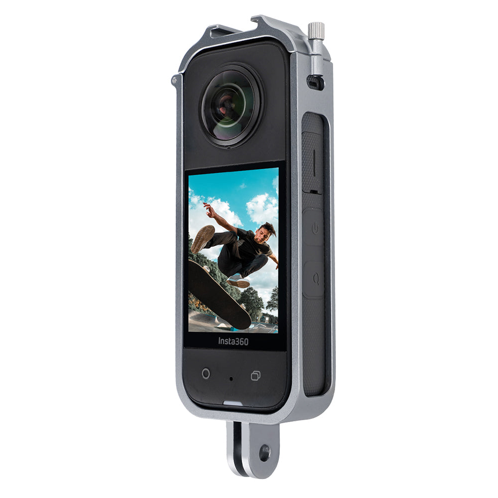 Uniqkart IST-BK514 For Insta360 X3 Camera Cage Aluminum Alloy Protective Frame Expansion Bracket