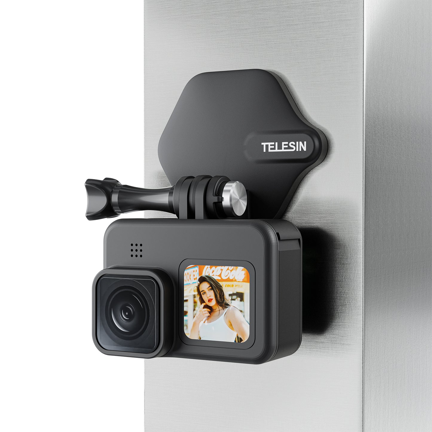 TELESIN Neck Holder Hanging Mounting Bracket Magnetic Phone Stand for GoPro Camera Accessories