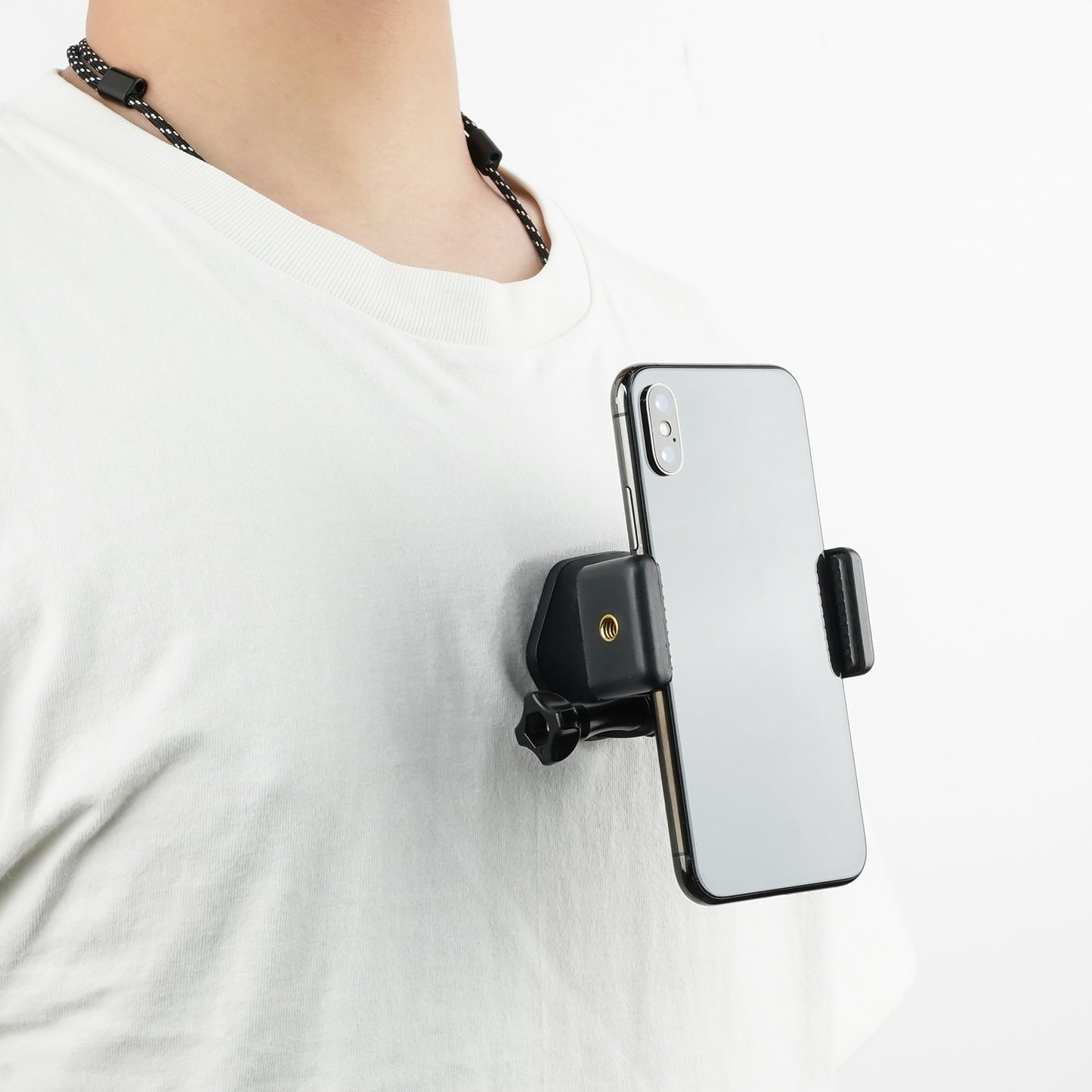 TELESIN Neck Holder Hanging Mounting Bracket Magnetic Phone Stand for GoPro Camera Accessories