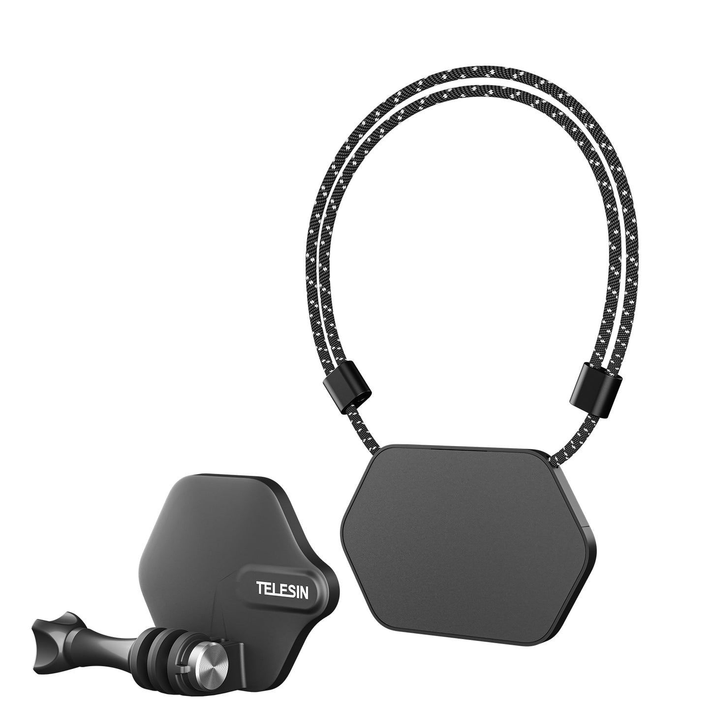 TELESIN Neck Holder Hanging Mounting Bracket Magnetic Phone Stand for GoPro Camera Accessories