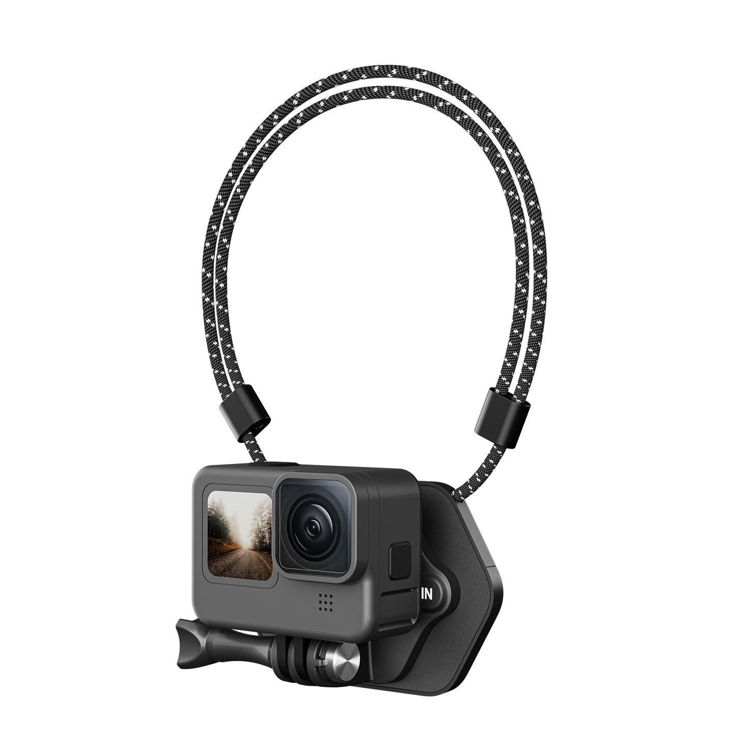 TELESIN Neck Holder Hanging Mounting Bracket Magnetic Phone Stand for GoPro Camera Accessories
