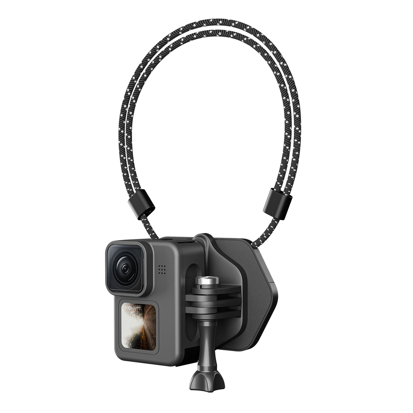 TELESIN Neck Holder Hanging Mounting Bracket Magnetic Phone Stand for GoPro Camera Accessories