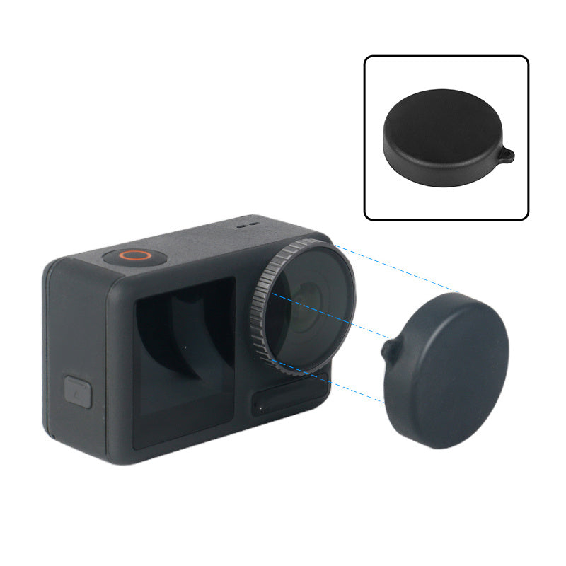 Tempered Glass Screen Protector Set for DJI Osmo Action 3 Sports Camera Battery Case + Lens Cover Action Camera Accessories