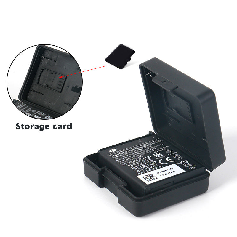 Tempered Glass Screen Protector Set for DJI Osmo Action 3 Sports Camera Battery Case + Lens Cover Action Camera Accessories