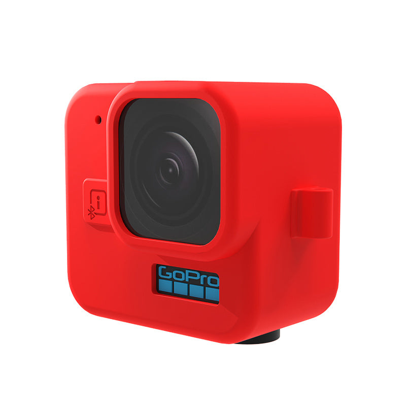 Uniqkart for GoPro Hero 11 Black Mini Camera Dust-proof Silicone Cover Anti-scratch Protective Case - Red