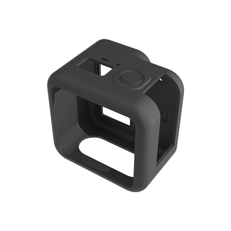 Uniqkart for GoPro Hero 11 Black Mini Camera Dust-proof Silicone Cover Anti-scratch Protective Case - Black