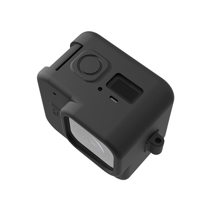 Uniqkart for GoPro Hero 11 Black Mini Camera Dust-proof Silicone Cover Anti-scratch Protective Case - Black
