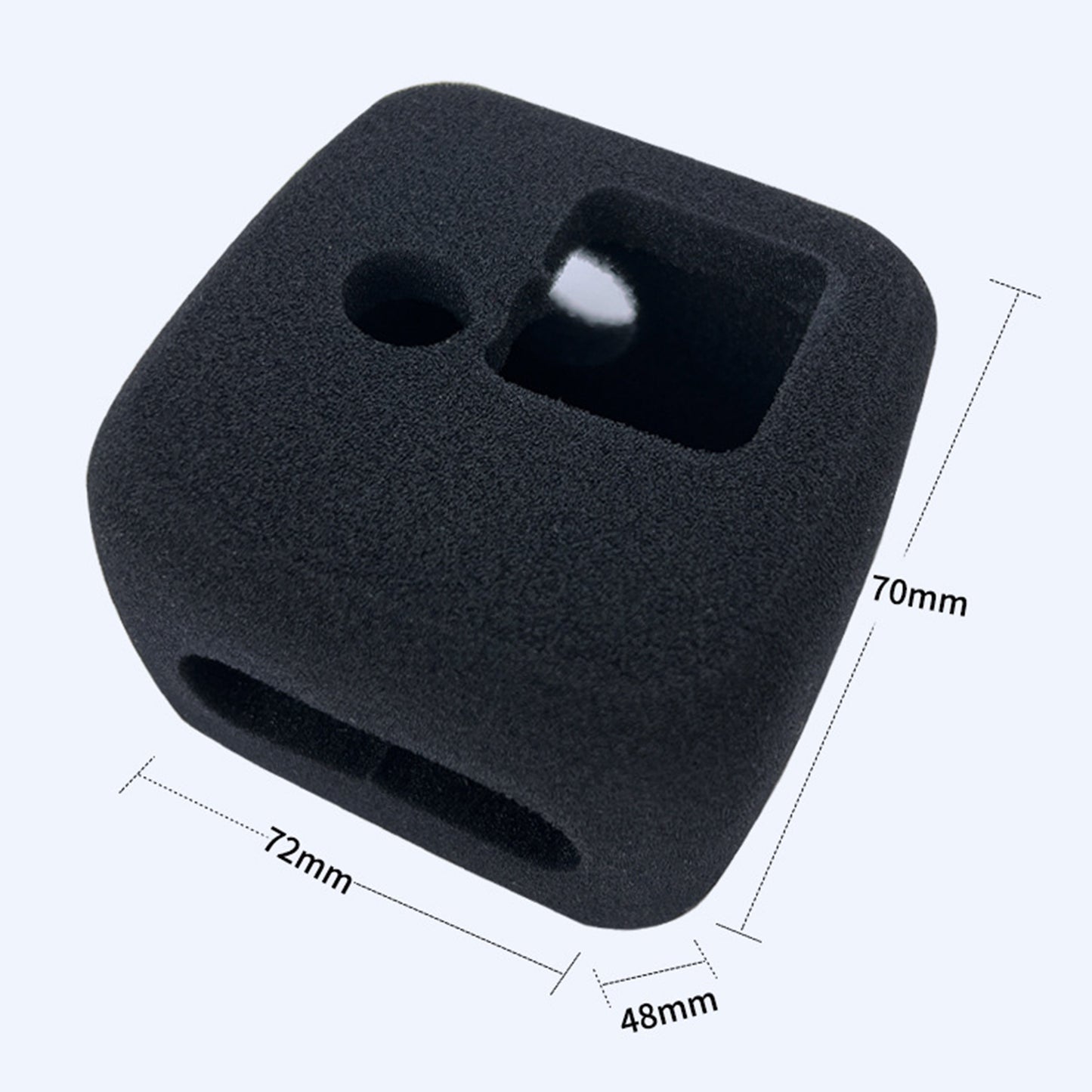 Uniqkart for GoPro Hero 11 Black Mini Windproof Cover Action Camera Sponge Windscreen Case