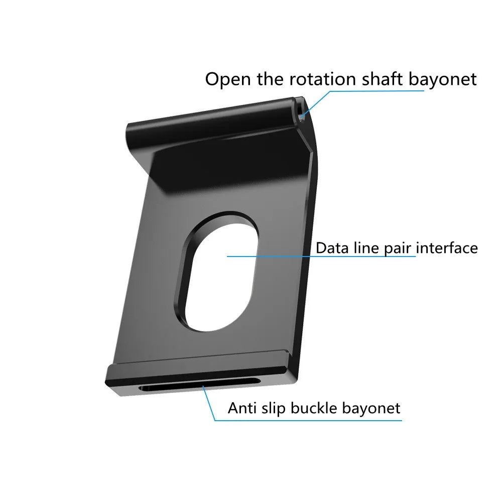 Uniqkart for GoPro Hero 11 Black Mini Camera Battery Cover Side Door Lid Uniqkart for Easy Passing Through Charging Cable