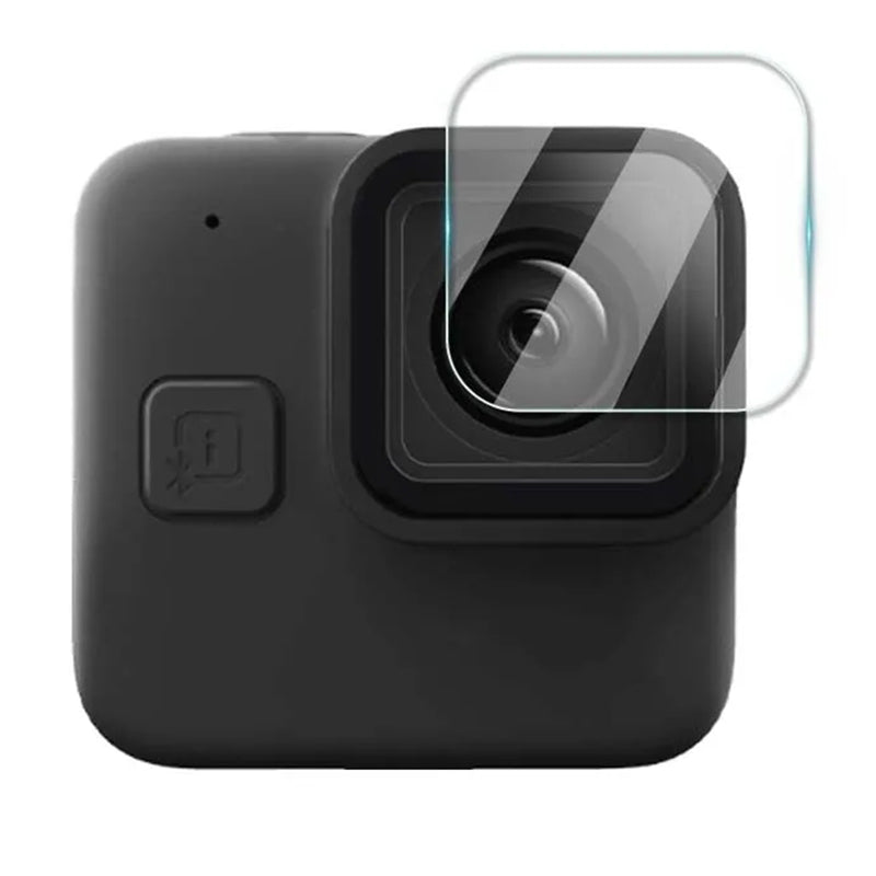 Uniqkart for GoPro Hero 11 Black Mini Action Camera Lens Tempered Glass Film Explosion-proof Lens Protector