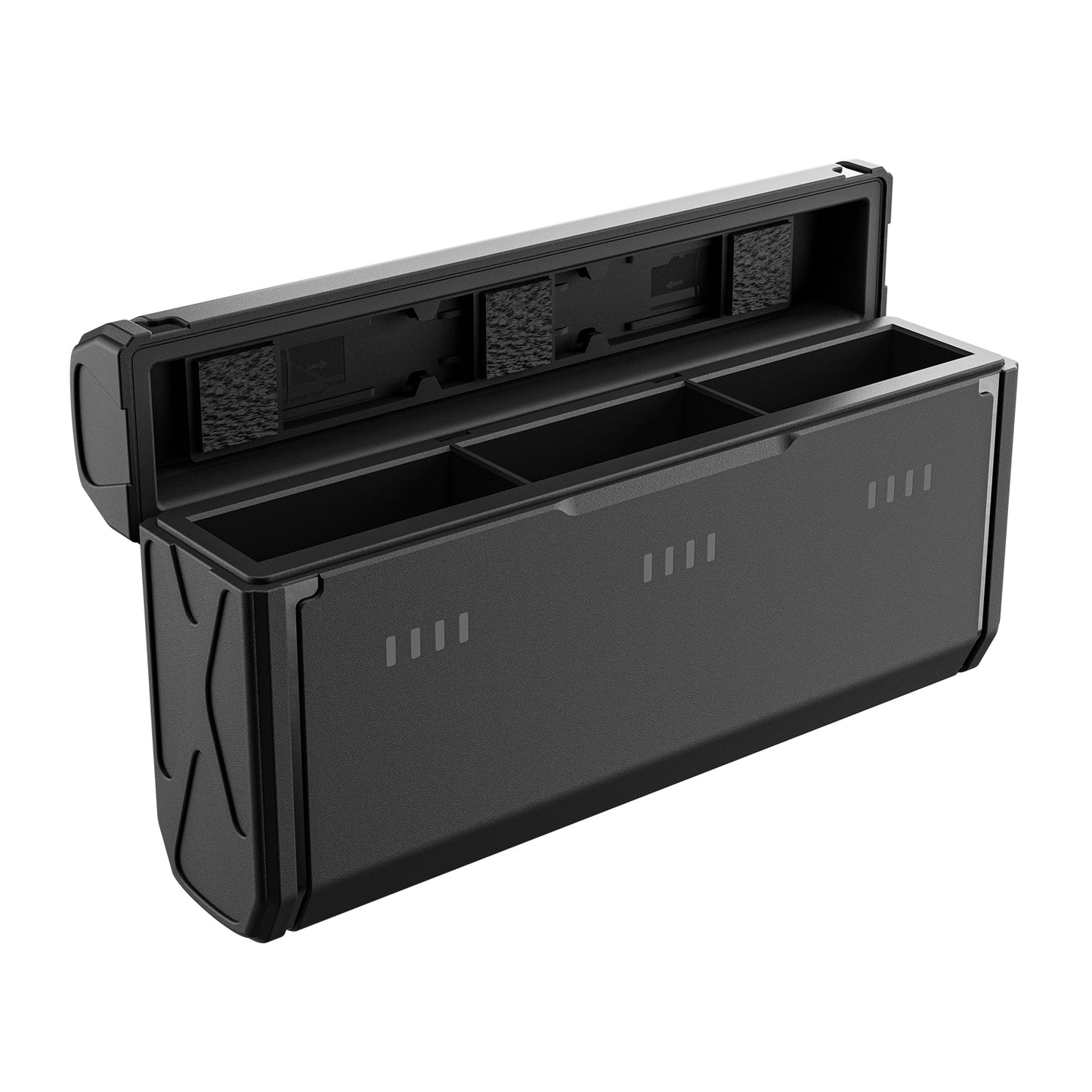 Uniqkart GP-HPK-011 for GoPro Hero 9 / 10 / 11 3 Slots TF Card Storage Pocket Battery Charger Box