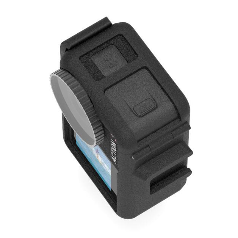 Uniqkart for DJI Osmo Action 3 ABS Frame Sports Camera Protective Frame Side Open Frame
