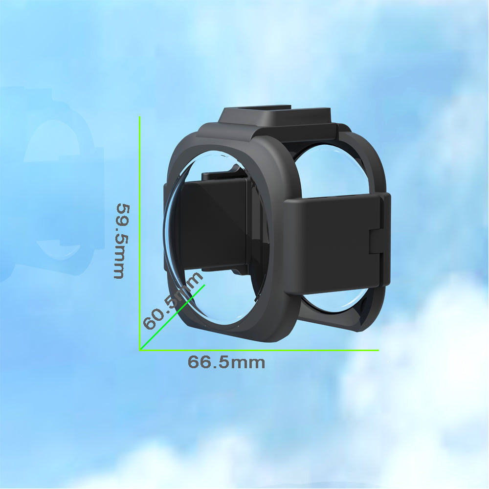 Uniqkart for Insta 360 One RS 1-inch Anti-scratch Camera Lens Guard Waterproof Protective Cover