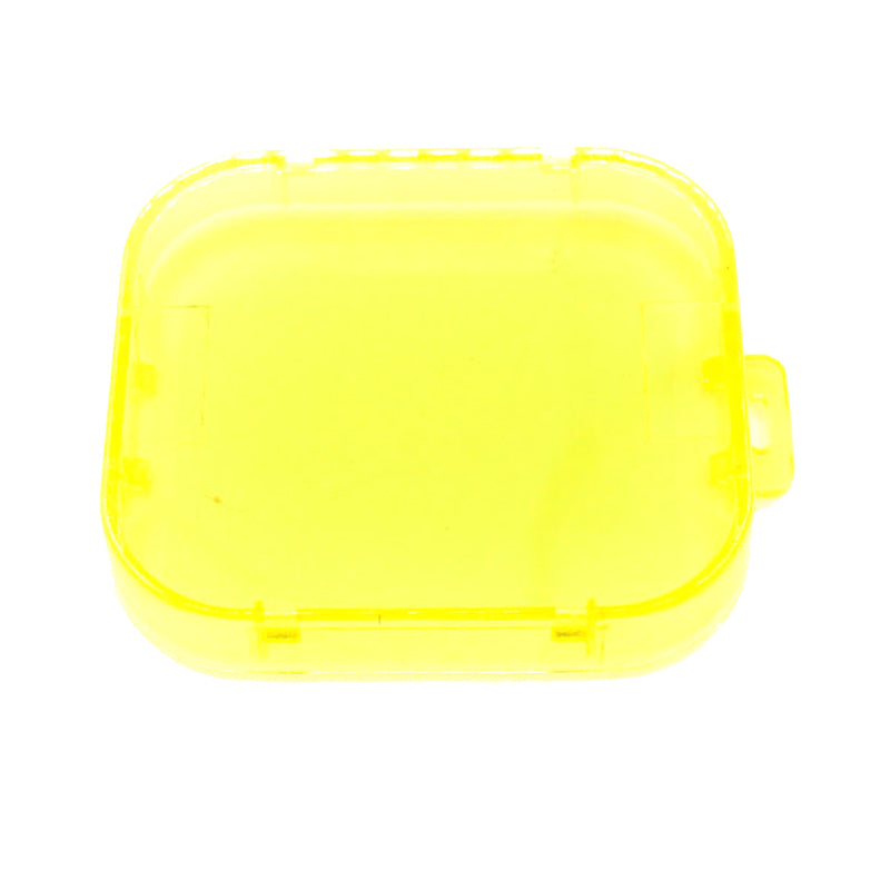 Lens Protective Cap for GoPro Hero 11 Black Mini Action Camera , Anti-scratch PC Lens Cover - Yellow
